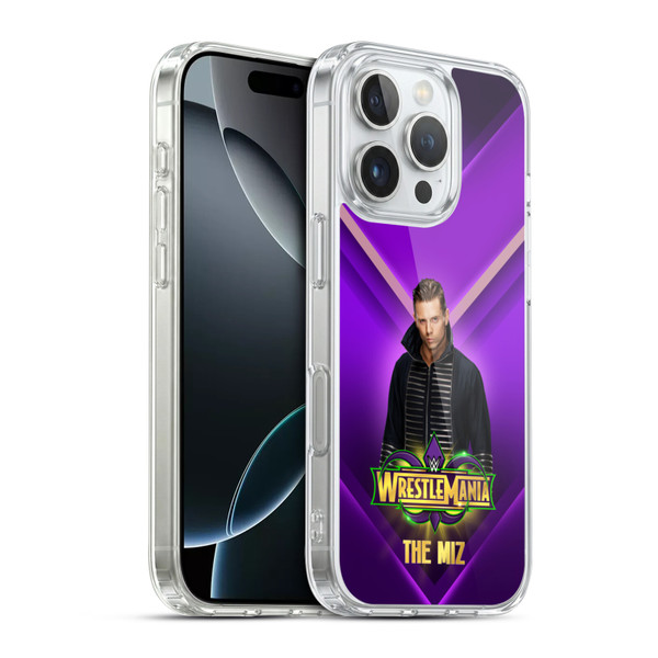 WWE Wrestlemania 34 Superstars The Miz Soft Gel Case for Apple iPhone 16 Pro & MagSafe