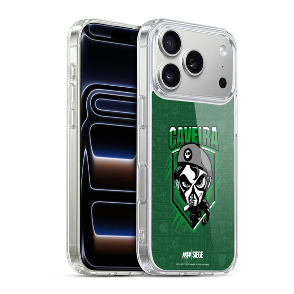 Tom Clancy's Rainbow Six Siege Chibi Operators Caveira Soft Gel Case for Apple iPhone 17 Pro