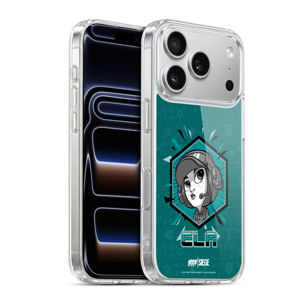 Tom Clancy's Rainbow Six Siege Chibi Operators Ela Soft Gel Case for Apple iPhone 17 Pro