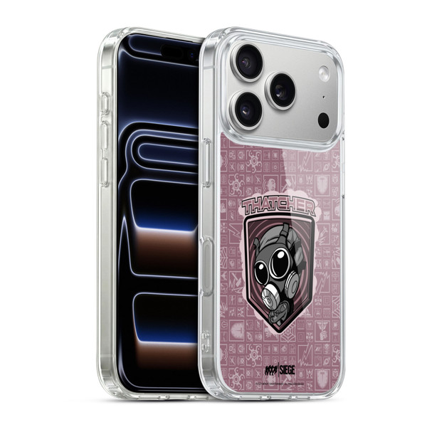 Tom Clancy's Rainbow Six Siege Chibi Operators Thatcher Soft Gel Case for Apple iPhone 17 Pro