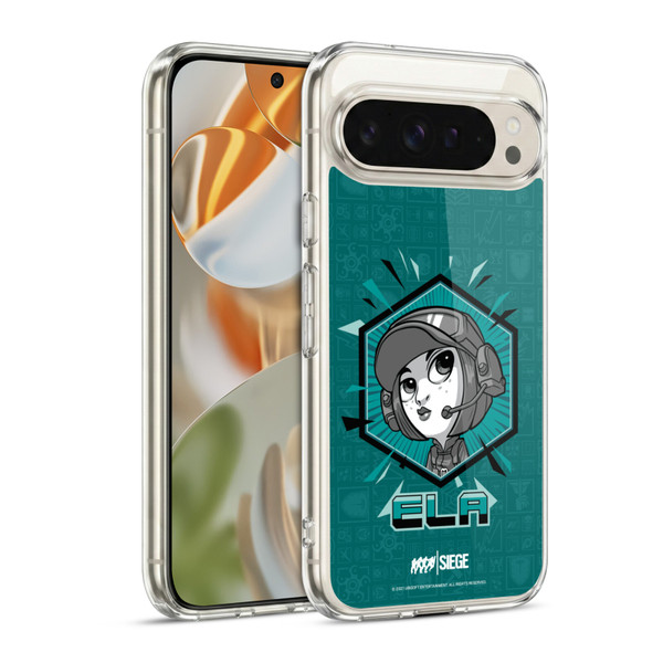 Tom Clancy's Rainbow Six Siege Chibi Operators Ela Soft Gel Case for Google Pixel 9 / Pixel 9 Pro