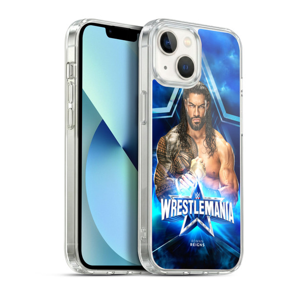 WWE Wrestlemania 38 Superstars Roman Reigns Soft Gel Case for Apple iPhone 13