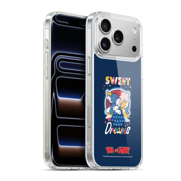 Tom and Jerry Color Blocks Sweet Dreams Soft Gel Case for Apple iPhone 17 Pro Max