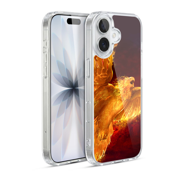Tom Wood Fire Creatures Phoenix Soft Gel Case for Apple iPhone 17