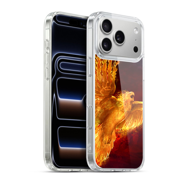 Tom Wood Fire Creatures Phoenix Soft Gel Case for Apple iPhone 17 Pro Max