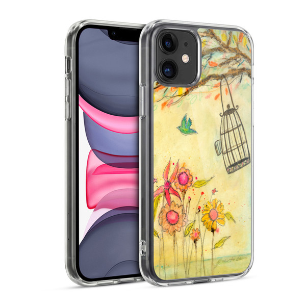 Wyanne Birds Free To Be Soft Gel Case for Apple iPhone 11