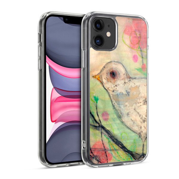 Wyanne Birds Bird on Branch Soft Gel Case for Apple iPhone 11