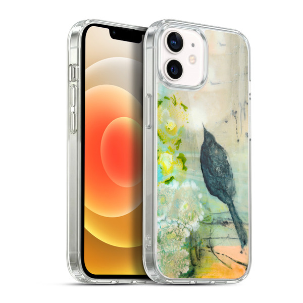 Wyanne Birds Black Feathered Bird Soft Gel Case for Apple iPhone 12 / iPhone 12 Pro & MagSafe