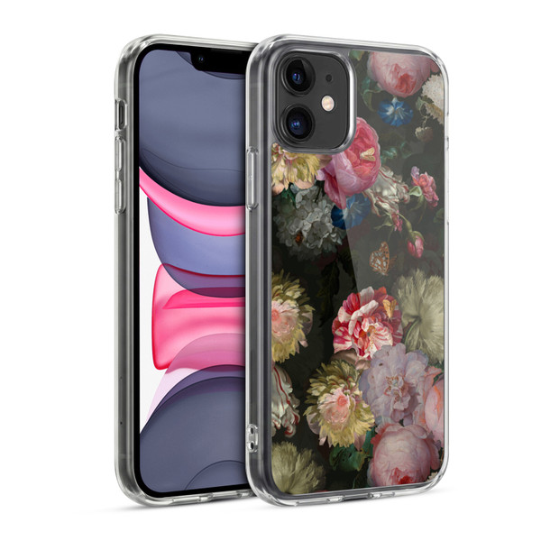 UtArt Antique Flowers Bouquet Soft Gel Case for Apple iPhone 11