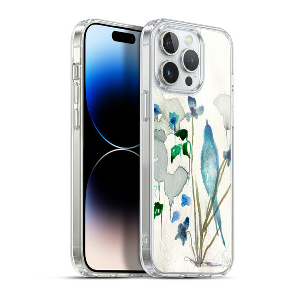 Wyanne Birds Bluebird Raindrops Soft Gel Case for Apple iPhone 13 Pro Max & MagSafe