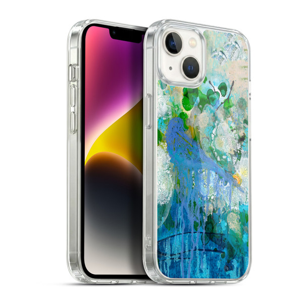 Wyanne Birds Bluebird Reflections Soft Gel Case for Apple iPhone 14 Plus & MagSafe