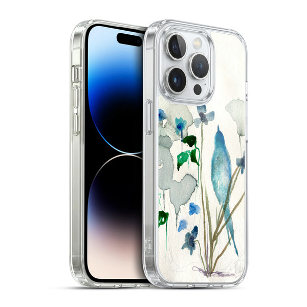 Wyanne Birds Bluebird Raindrops Soft Gel Case for Apple iPhone 14 Pro & MagSafe