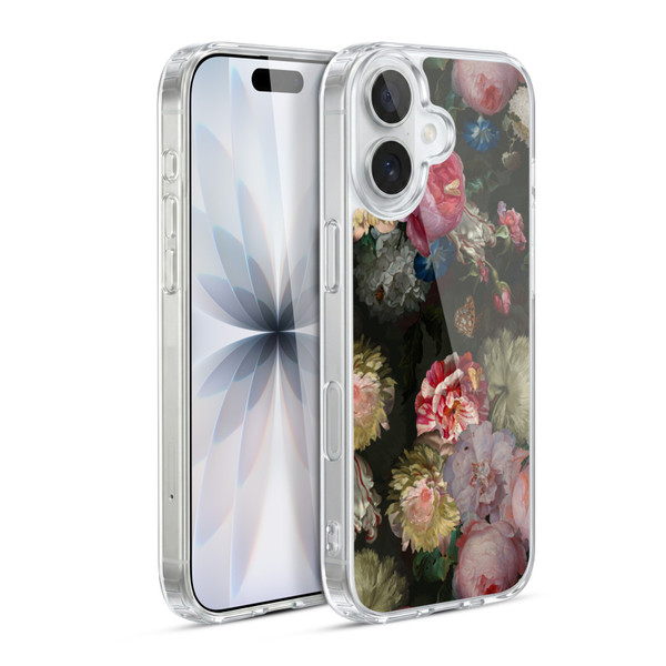 UtArt Antique Flowers Bouquet Soft Gel Case for Apple iPhone 17