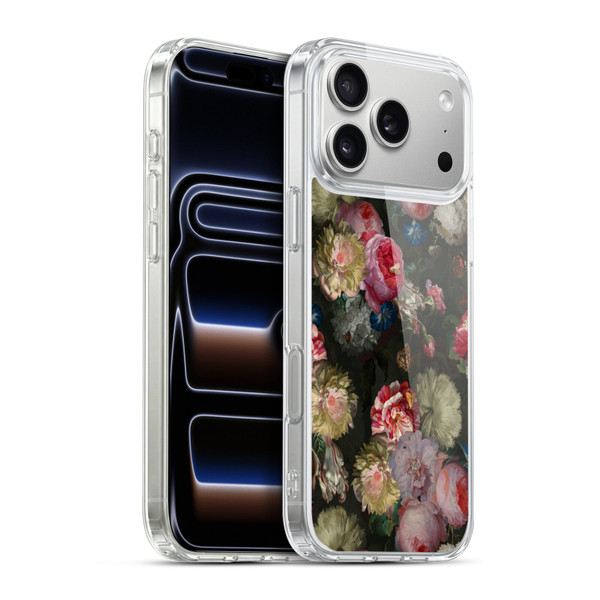 UtArt Antique Flowers Bouquet Soft Gel Case for Apple iPhone 17 Pro Max