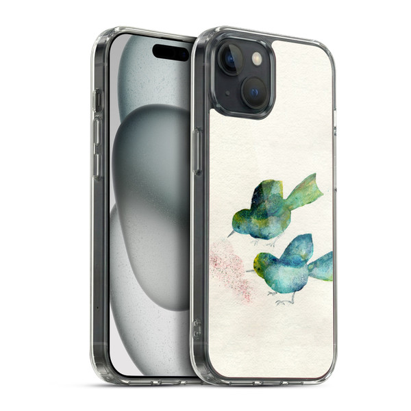 Wyanne Birds Seed Soft Gel Case for Apple iPhone 15 Plus & MagSafe