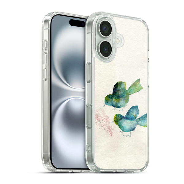 Wyanne Birds Seed Soft Gel Case for Apple iPhone 16 & MagSafe