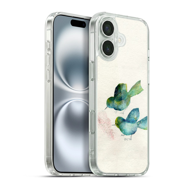 Wyanne Birds Seed Soft Gel Case for Apple iPhone 16 Plus & MagSafe