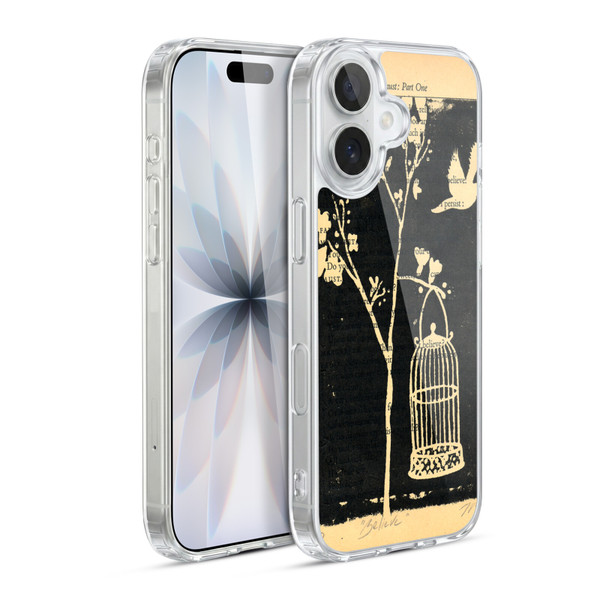 Wyanne Birds Believe Gocco Print Soft Gel Case for Apple iPhone 17