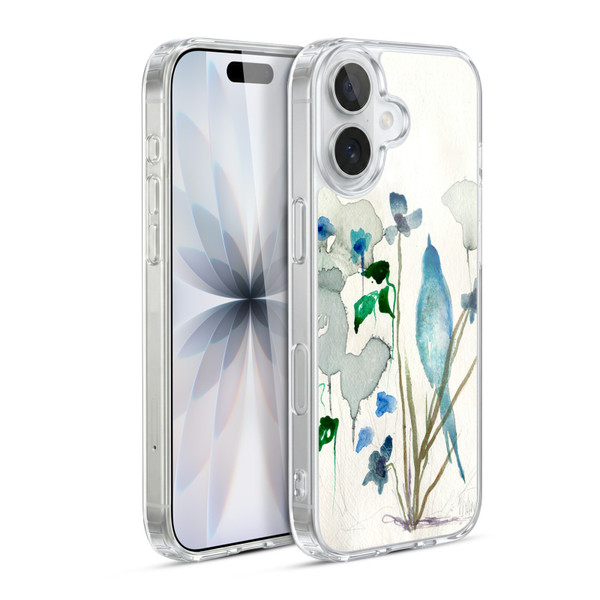 Wyanne Birds Bluebird Raindrops Soft Gel Case for Apple iPhone 17