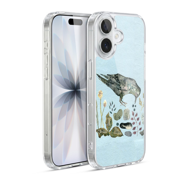 Wyanne Birds Fallen Blueberries Soft Gel Case for Apple iPhone 17