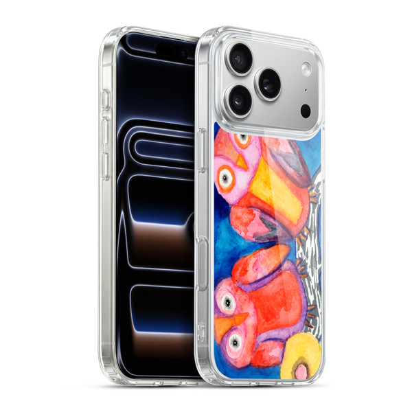 Wyanne Birds Pair of Owls Soft Gel Case for Apple iPhone 17 Pro Max