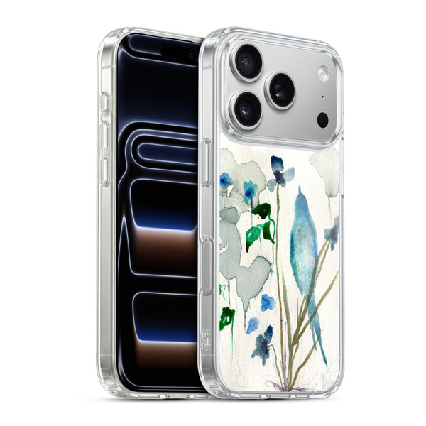 Wyanne Birds Bluebird Raindrops Soft Gel Case for Apple iPhone 17 Pro