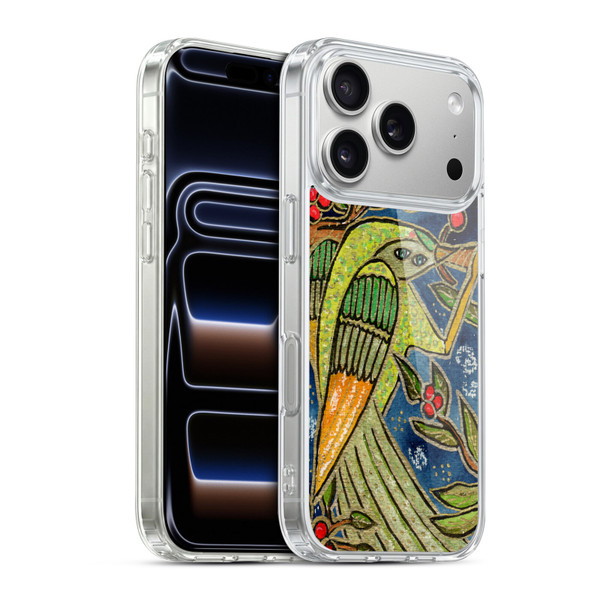 Wyanne Birds Cherry Soft Gel Case for Apple iPhone 17 Pro