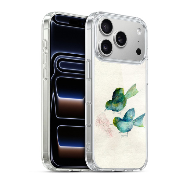 Wyanne Birds Seed Soft Gel Case for Apple iPhone 17 Pro