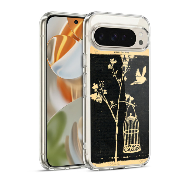 Wyanne Birds Believe Gocco Print Soft Gel Case for Google Pixel 9 / Pixel 9 Pro