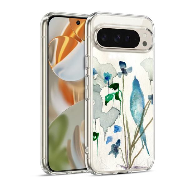 Wyanne Birds Bluebird Raindrops Soft Gel Case for Google Pixel 9 / Pixel 9 Pro