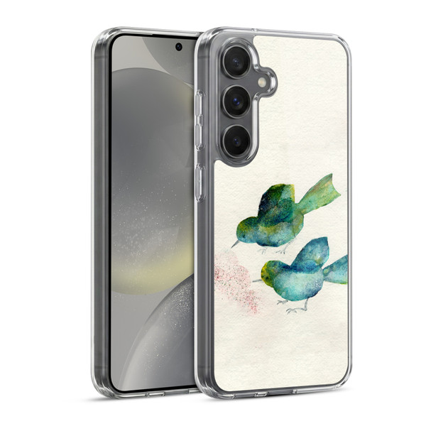 Wyanne Birds Seed Soft Gel Case for Samsung Galaxy S24 5G & MagSafe