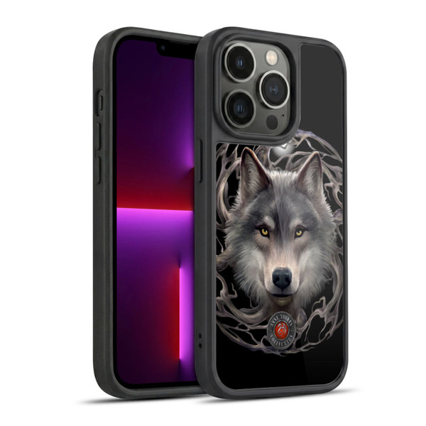 Anne Stokes Wolves 2 Night Forest Gel Armour Case For Apple iPhone 13 Pro