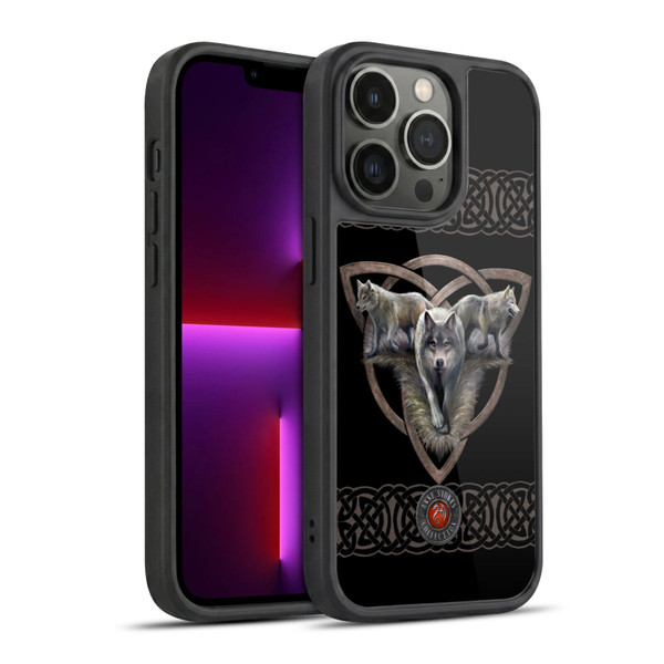 Anne Stokes Wolves 2 Trio Gel Armour Case For Apple iPhone 13 Pro