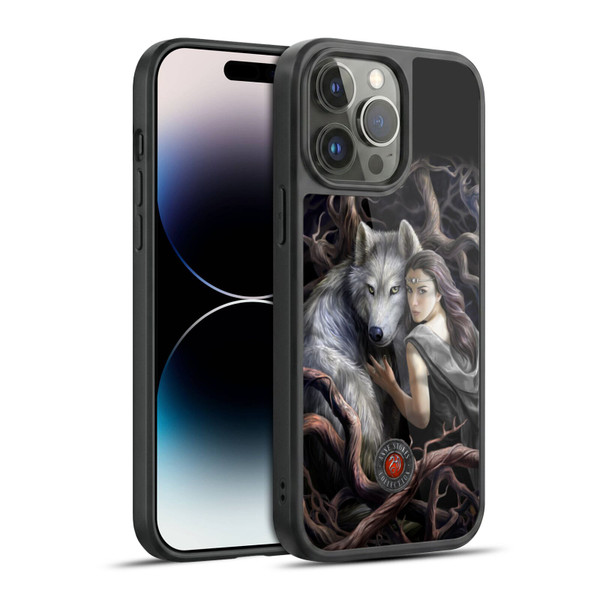Anne Stokes Wolves 2 Soul Bond Gel Armour Case For Apple iPhone 14 Pro Max