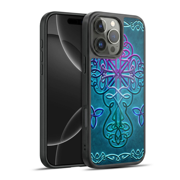Brigid Ashwood Crosses Celtic Gel Armour Case For Apple iPhone 16 Pro Max