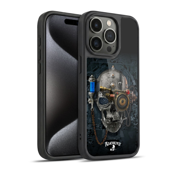 Alchemy Gothic Graphic Art Necronaut Gel Armour Case For Apple iPhone 15 Pro