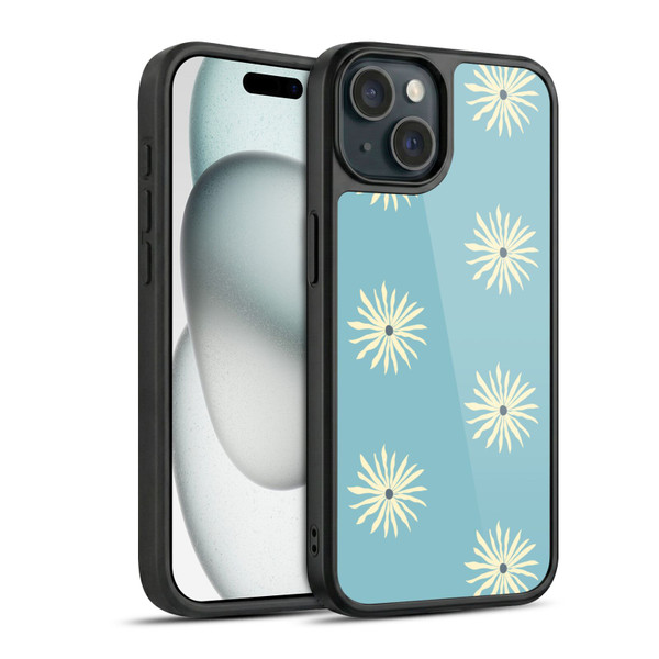 Gabriela Thomeu Retro Sun Blue Gel Armour Case For Apple iPhone 15