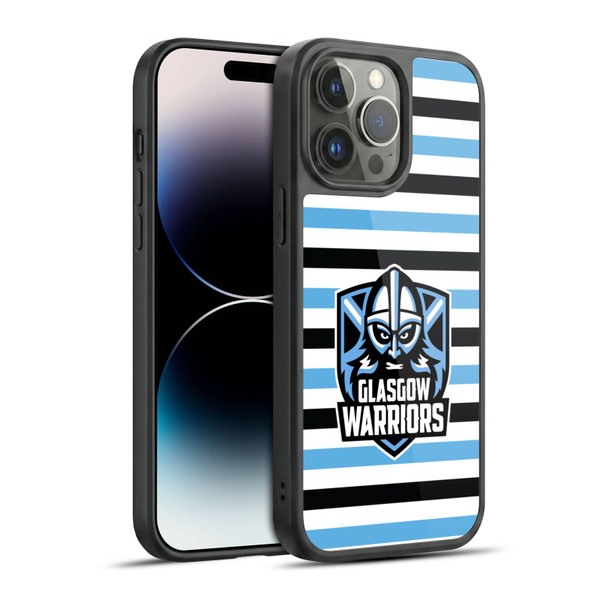 Glasgow Warriors Logo 2 Stripes 2 Gel Armour Case For Apple iPhone 14 Pro Max