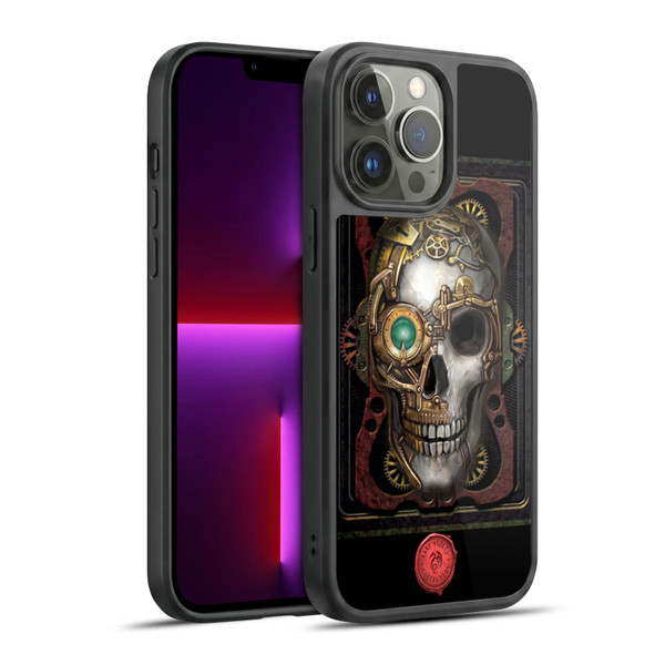 Anne Stokes Steampunk Skull Gel Armour Case For Apple iPhone 13 Pro Max