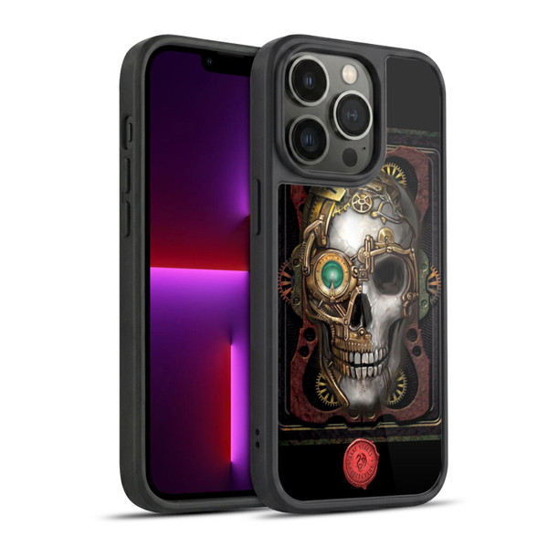 Anne Stokes Steampunk Skull Gel Armour Case For Apple iPhone 13 Pro