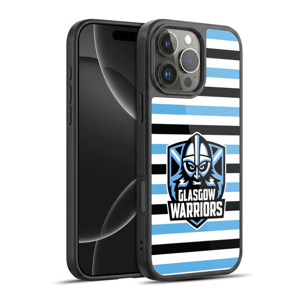 Glasgow Warriors Logo 2 Stripes 2 Gel Armour Case For Apple iPhone 16 Pro Max