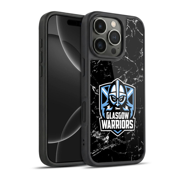 Glasgow Warriors Logo 2 Marble Gel Armour Case For Apple iPhone 16 Pro