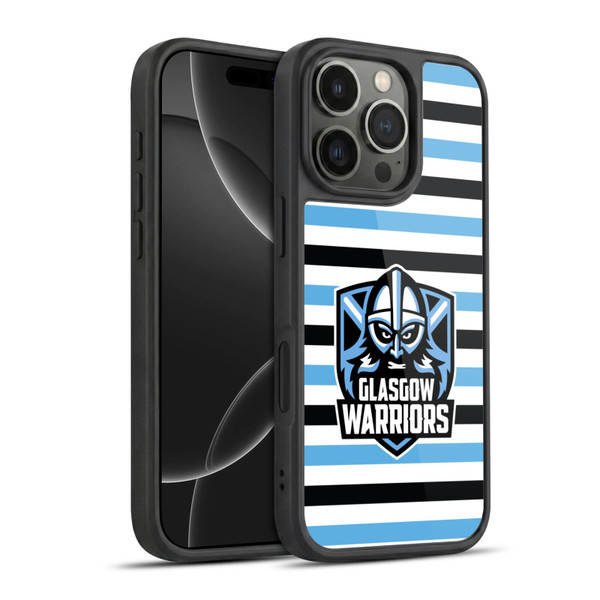 Glasgow Warriors Logo 2 Stripes 2 Gel Armour Case For Apple iPhone 16 Pro
