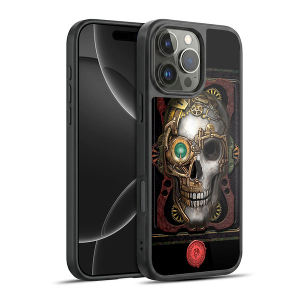 Anne Stokes Steampunk Skull Gel Armour Case For Apple iPhone 16 Pro Max