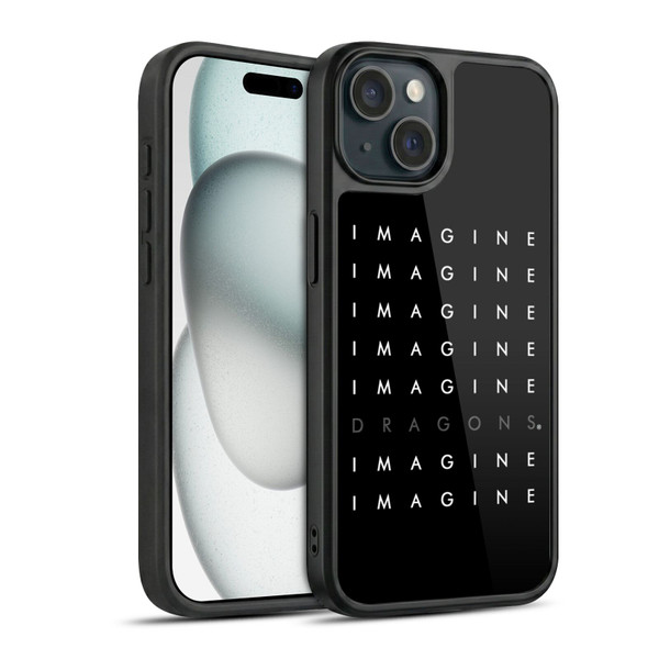 Imagine Dragons Key Art Logo Repeat Gel Armour Case For Apple iPhone 15
