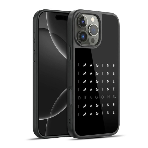 Imagine Dragons Key Art Logo Repeat Gel Armour Case For Apple iPhone 16 Pro Max