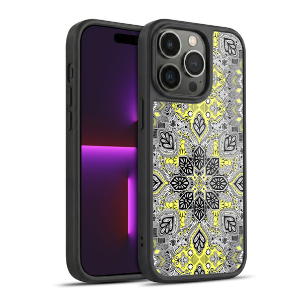 Micklyn Le Feuvre Mandala Sunshine Medallion Gel Armour Case For Apple iPhone 14 Pro