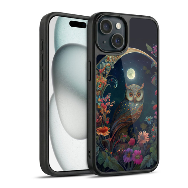 JK Stewart Key Art Owl Gel Armour Case For Apple iPhone 15
