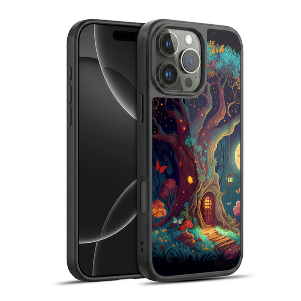 JK Stewart Key Art Tree With Small Door In Trunk Gel Armour Case For Apple iPhone 16 Pro Max