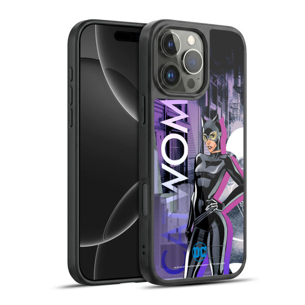 DC Women Core Compositions Catwoman Gel Armour Case For Apple iPhone 16 Pro Max